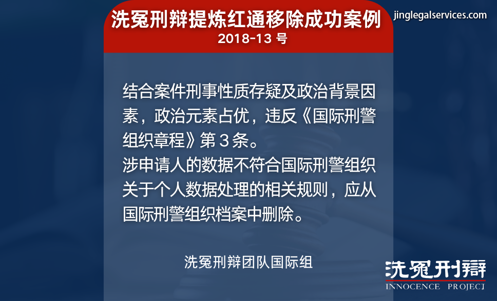 国际刑警,红色通缉,国际刑辩,洗冤刑辩,人权保障,绿色通缉,黄色通缉