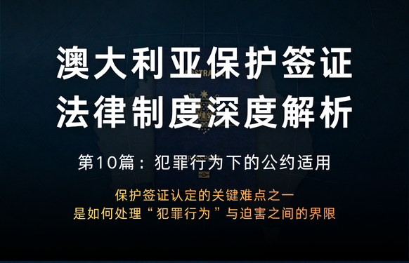 澳大利亚保护签证法律制度深度解析 第10篇：犯罪行为下的公约适用