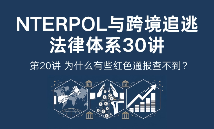 INTERPOL与跨境追逃法律体系30讲第20讲：为什么有些红色通报查不到？INTERPOL通报公开范围解析