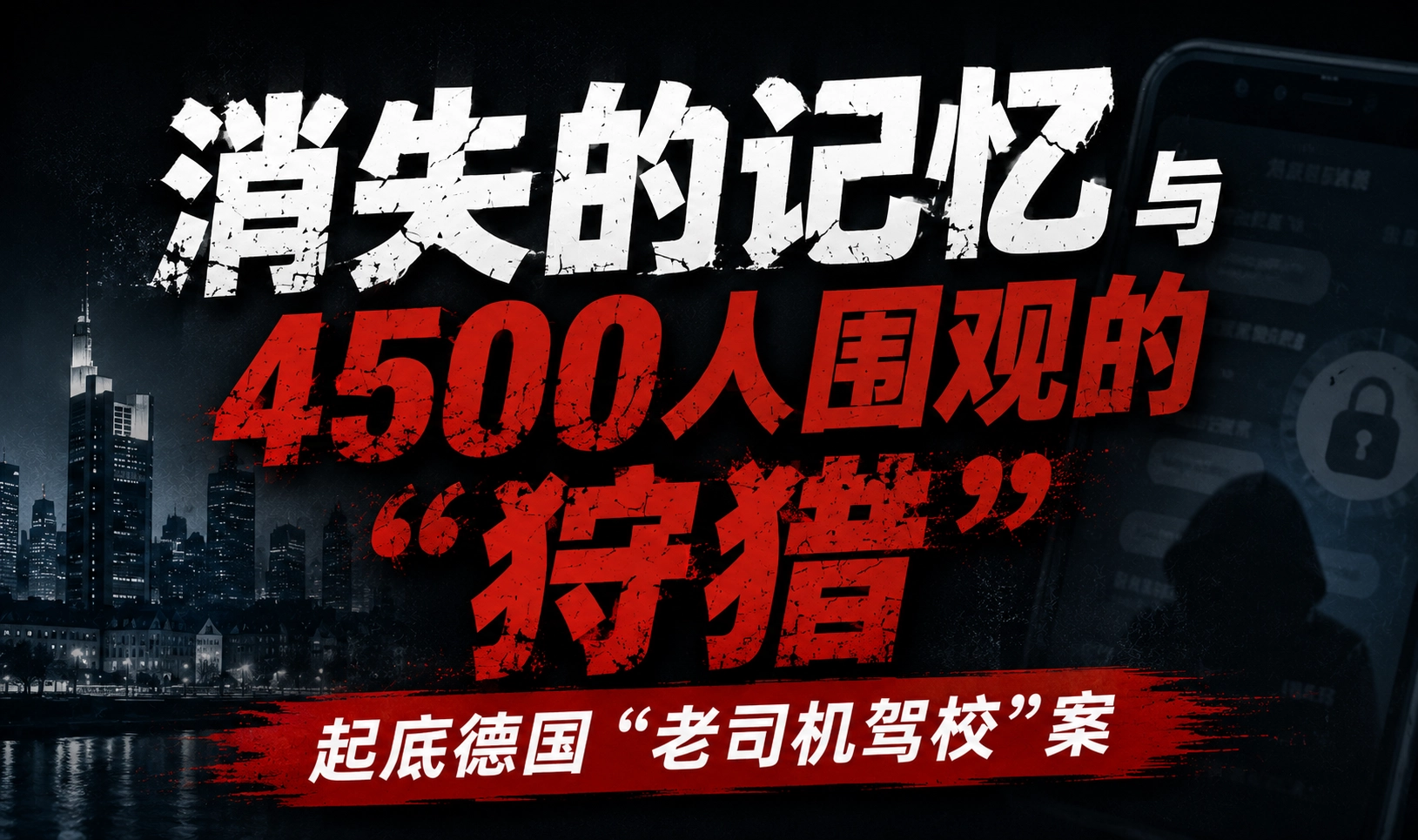 消失的记忆与4500人围观的“狩猎”：起底德国“老司机驾校”案中的隐秘黑产与跨境司法救济困局