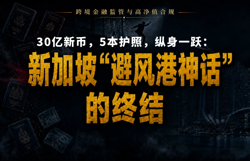 30 亿洗钱案与一本被撤销的黄金护照：新加坡”避风港神话”的终结