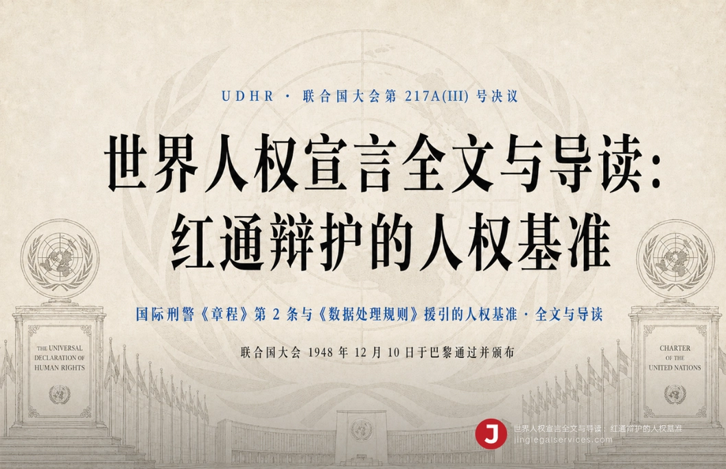 世界人权宣言全文与导读：红通辩护的人权基准