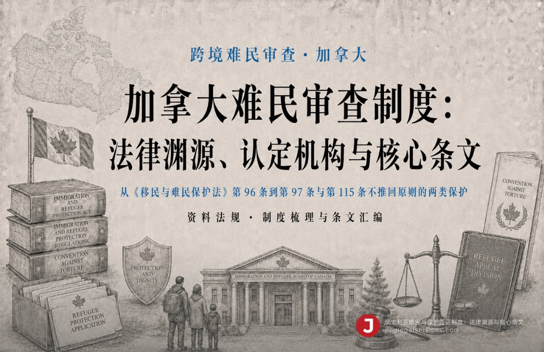加拿大难民审查制度：法律渊源、认定机构与核心条文