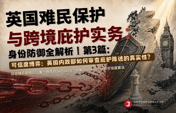 英国难民保护与跨境庇护实务：身份防御全解析10讲 | 第3篇：可信度博弈：英国内政部如何审查庇护陈述的真实性？