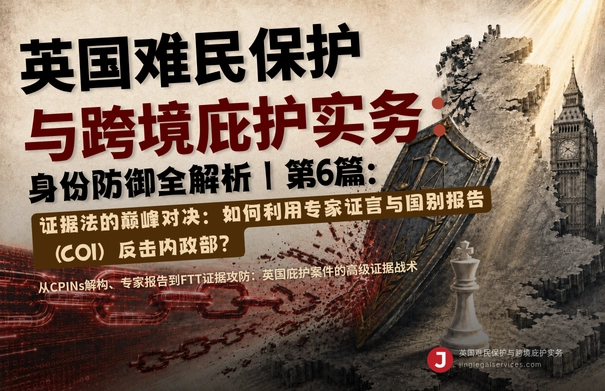 英国难民保护与跨境庇护实务：身份防御全解析10讲 | 第6篇：证据法的巅峰对决：如何利用专家证言与国别报告（COI）反击