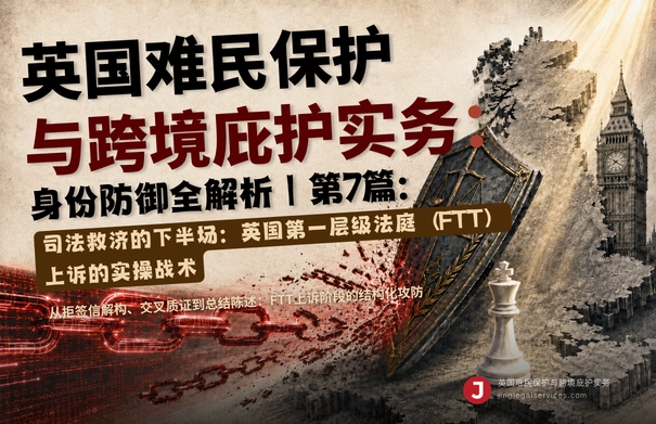 英国难民保护与跨境庇护实务：身份防御全解析 10讲 | 第7篇：司法救济的下半场：英国第一层级法庭（FTT）上诉的实操战术