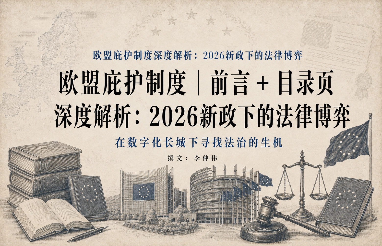 欧盟庇护制度深度解析：2026新政下的法律博弈20讲 | 前言和目录
