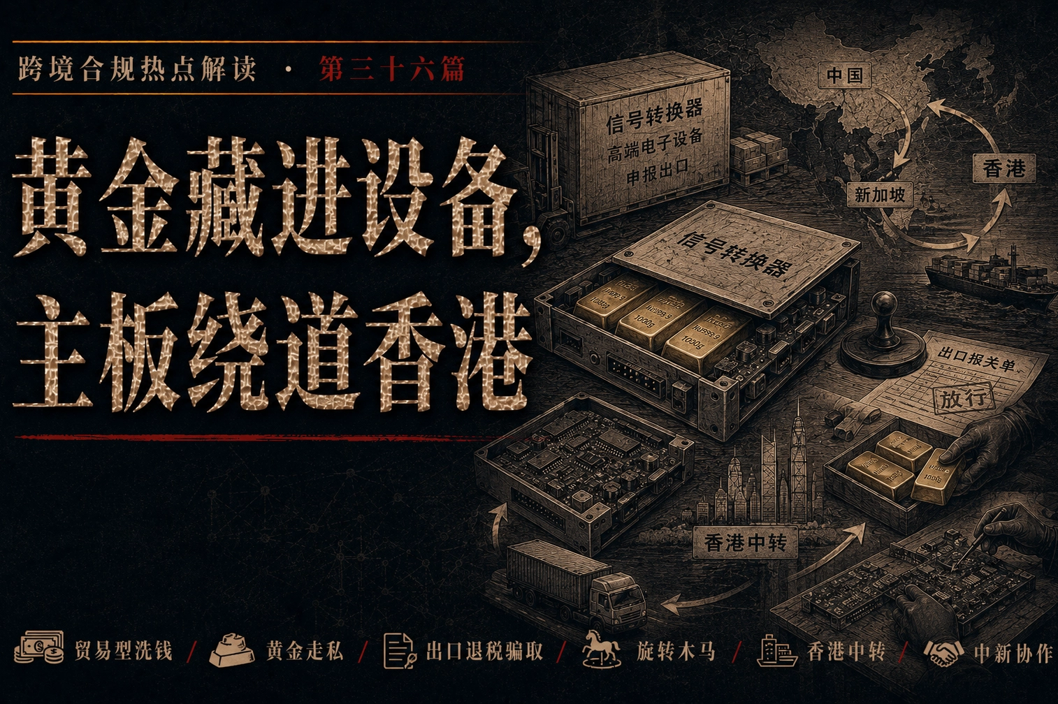 黄金藏进设备，主板绕道香港——跨境合规热点解读 第三十六篇