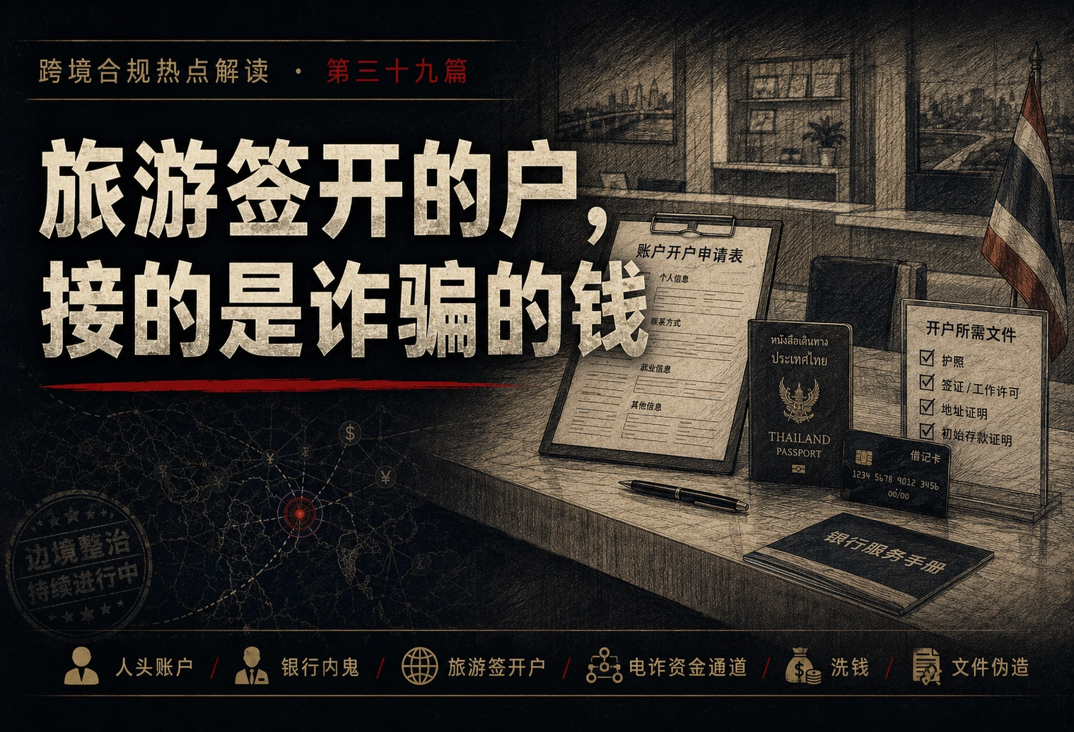旅游签开的户，接的是诈骗的钱——跨境合规热点解读 第三十九篇