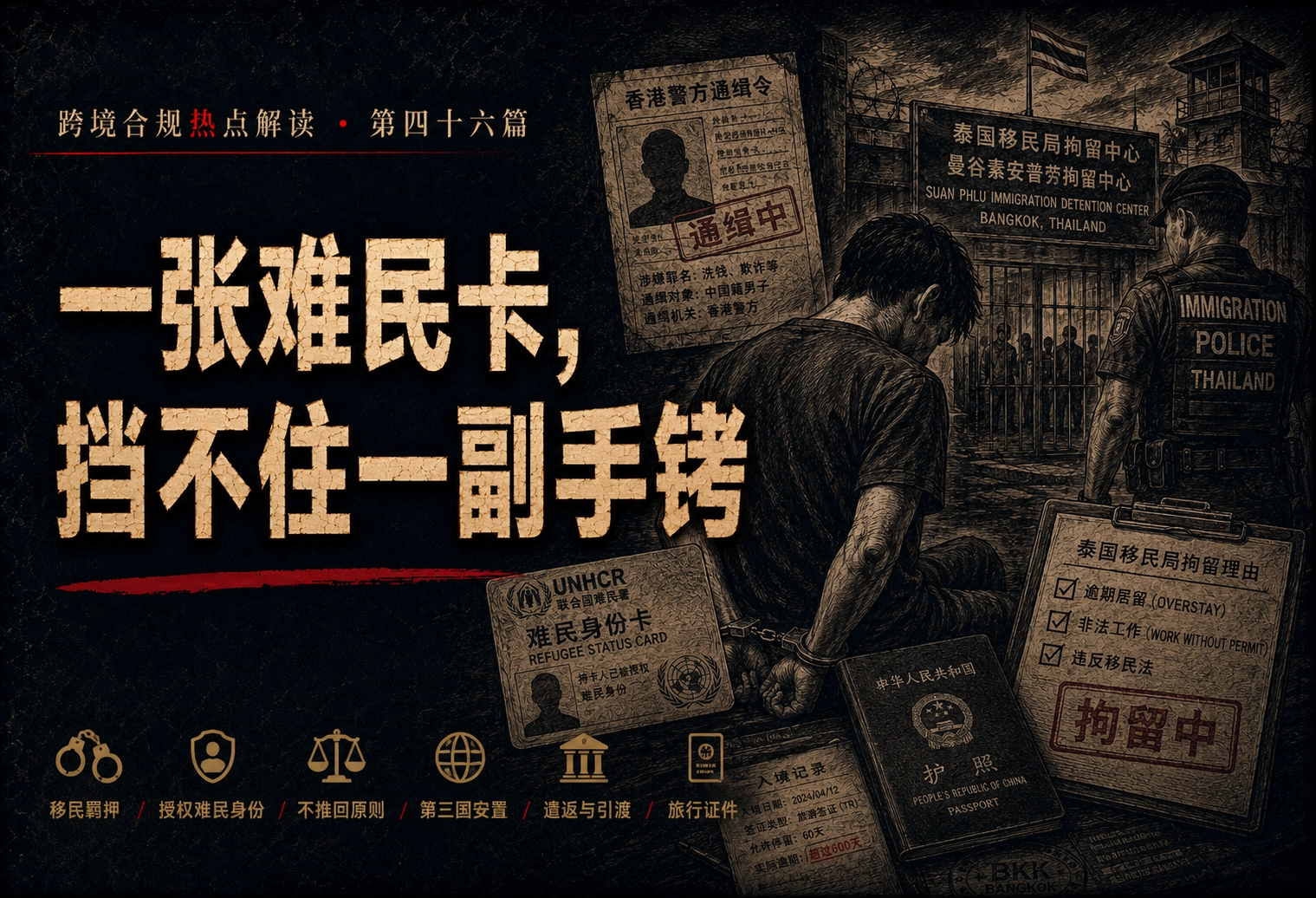 一张难民卡，挡不住一副手铐——跨境合规热点解读 第四十六篇