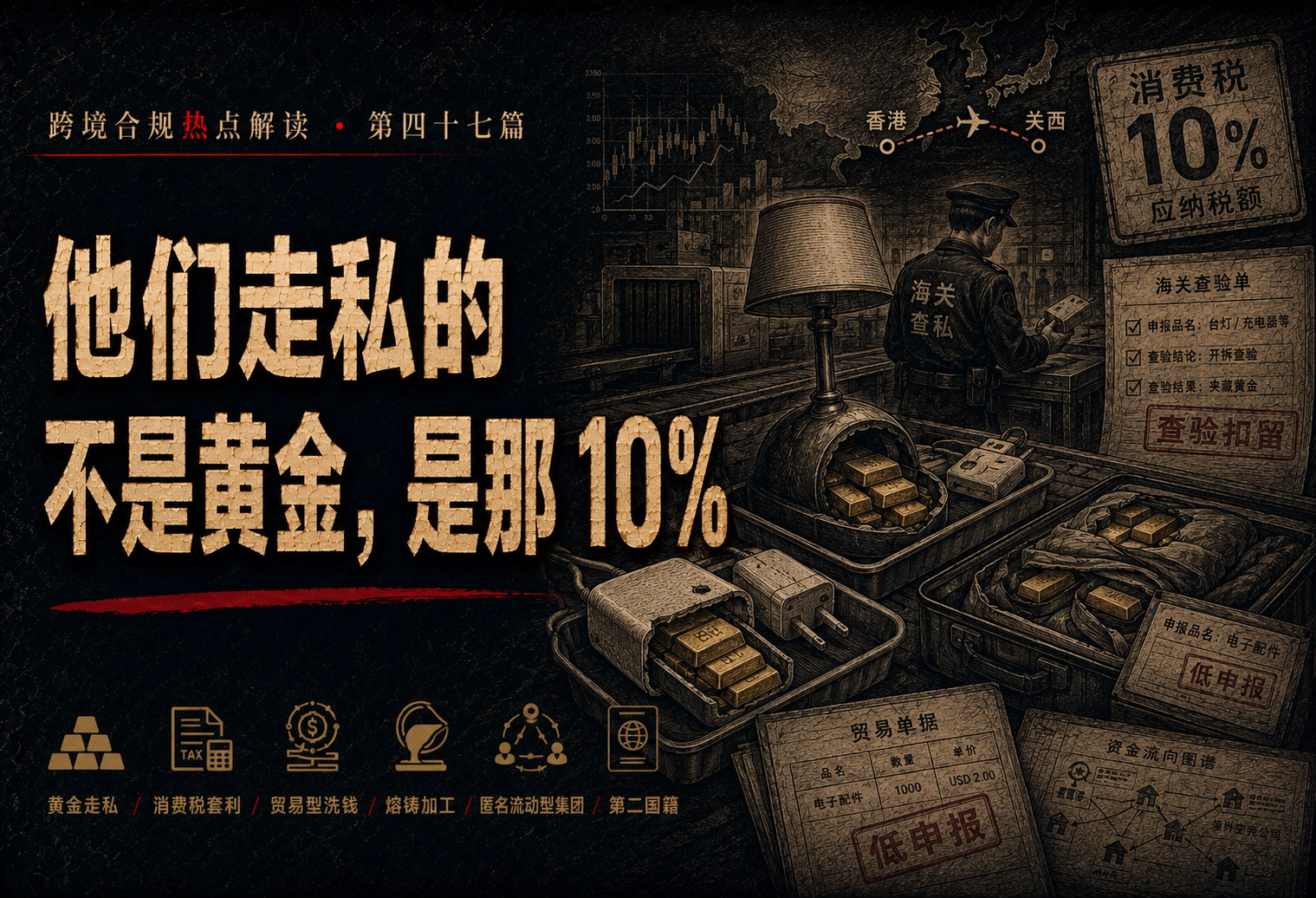 他们走私的不是黄金，是那 10%——跨境合规热点解读 第四十