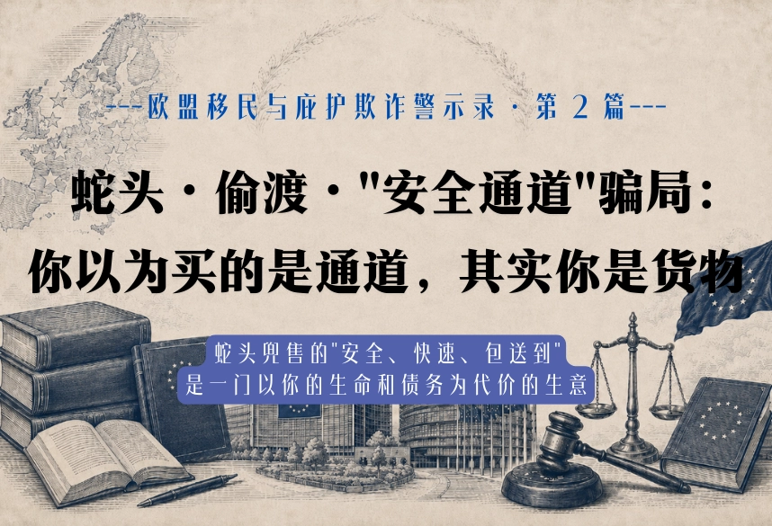 蛇头·偷渡·"安全通道"骗局：你以为买的是通道，其实你是货物