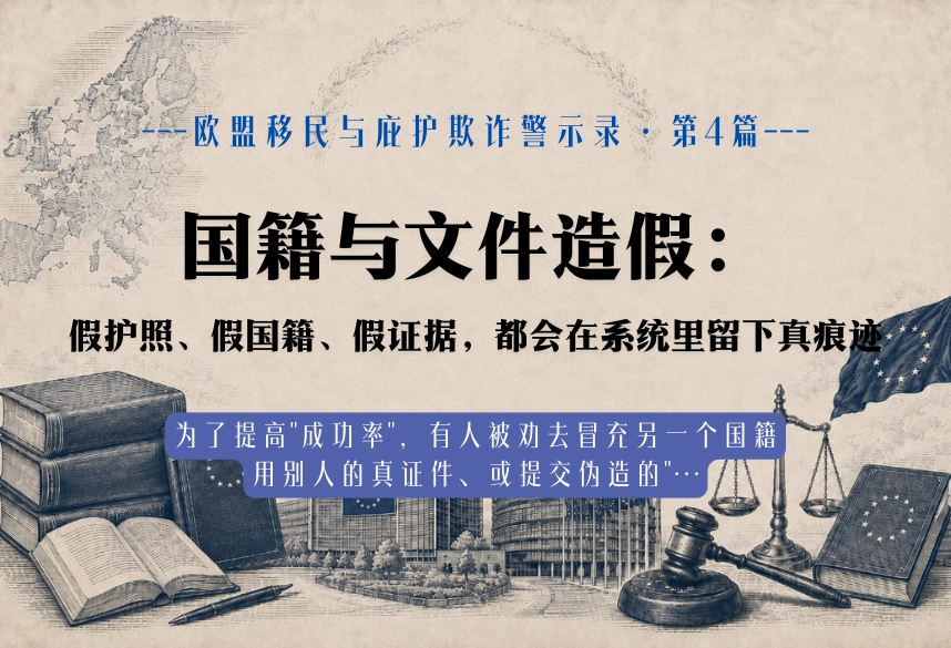 国籍与文件造假：假护照、假国籍、假证据，都会在系统里留下真痕迹