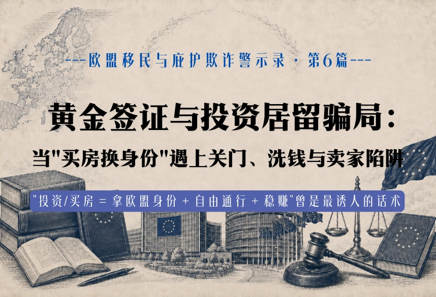 黄金签证与投资居留骗局：当"买房换身份"遇上关门、洗钱与卖家陷阱