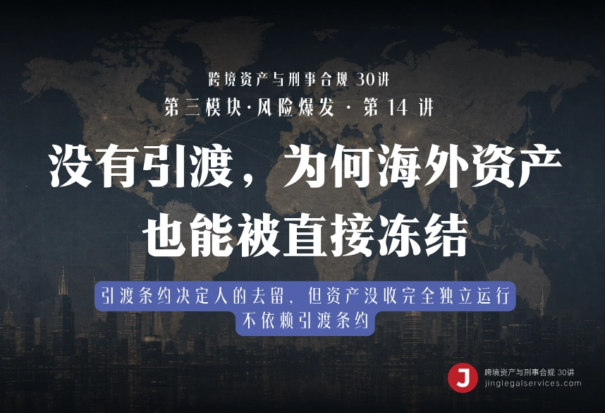 没有引渡，为何海外资产也能被直接冻结｜跨境资产与刑事合规第14讲