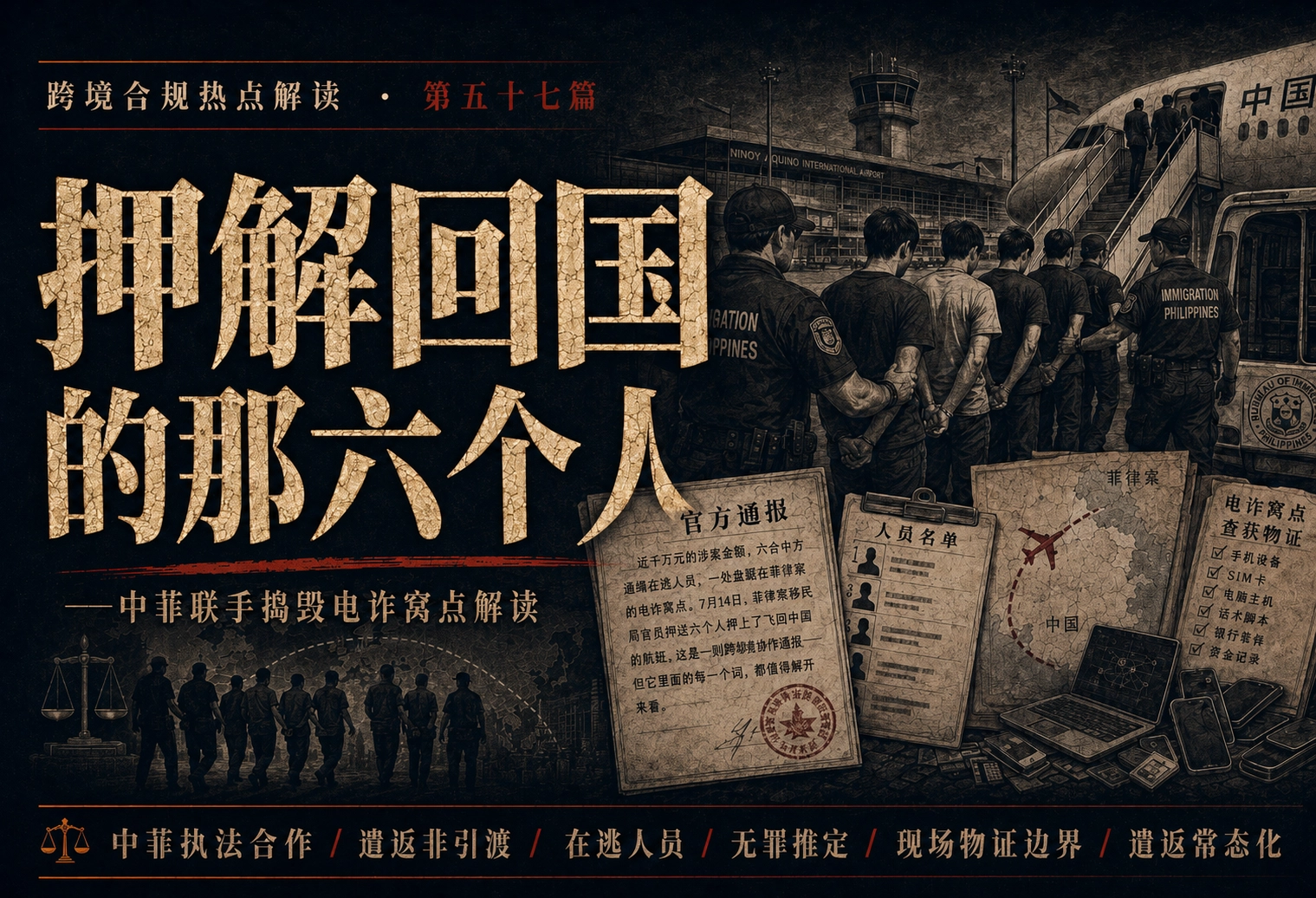 押解回国的那六个人——中菲联手捣毁电诈窝点解读 · 跨境合规
