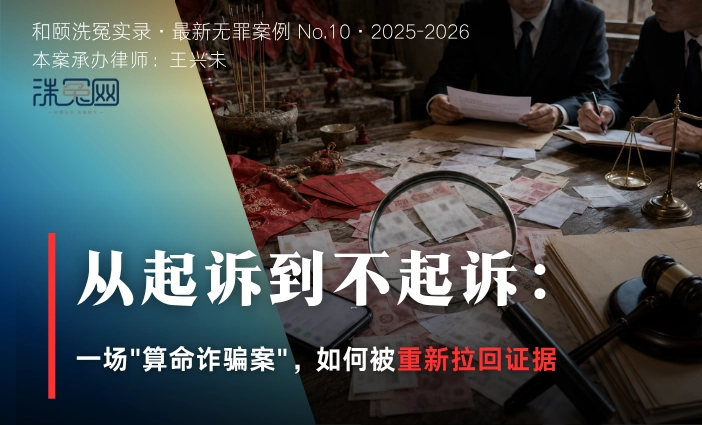 从起诉到不起诉： 一场"算命诈骗案"，如何被重新拉回证据