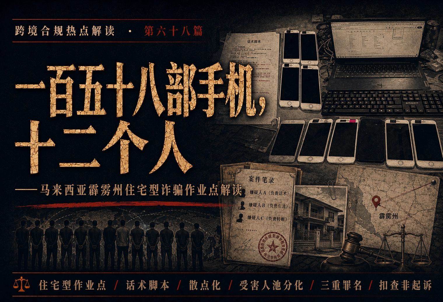 一百五十八部手机，十二个人——马来西亚霹雳州住宅型诈骗作业点