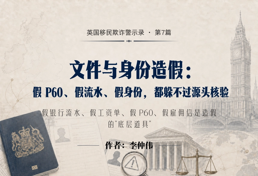 文件与身份造假：假 P60、假流水、假身份，都躲不过源头核验