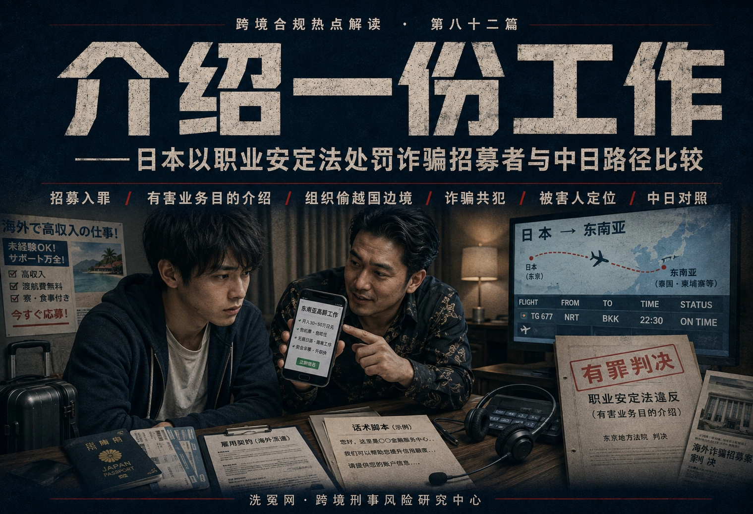 介绍一份工作——日本以职业安定法处罚诈骗招募者与中日路径比较