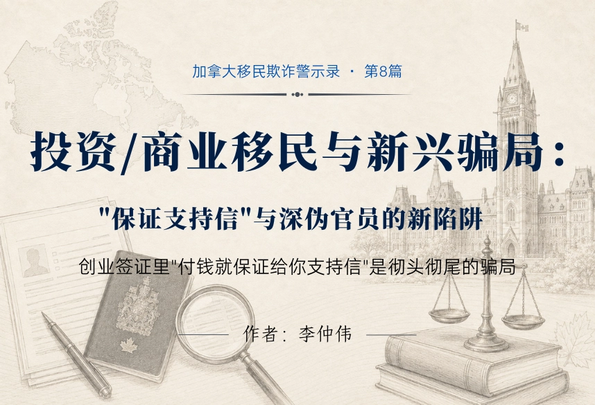 投资/商业移民与新兴骗局："保证支持信"与深伪官员的新陷阱