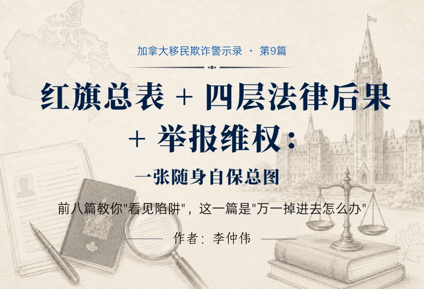 红旗总表 + 四层法律后果 + 举报维权：一张随身自保总图