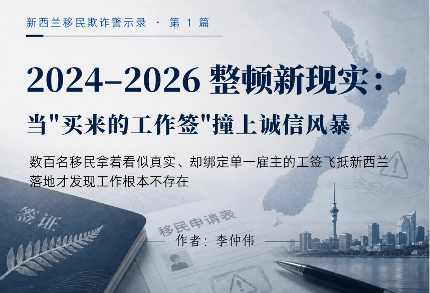 2024–2026 整顿新现实：当"买来的工作签"撞上诚信风暴