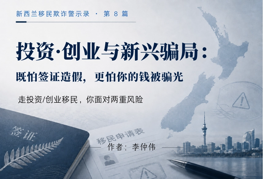 投资·创业与新兴骗局：既怕签证造假，更怕你的钱被骗光