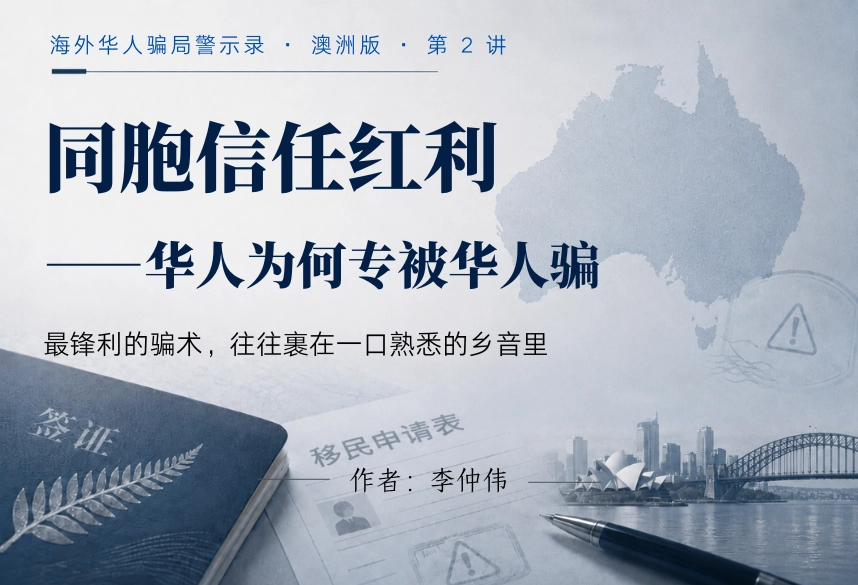 同胞信任红利：华人为何专被华人骗｜海外华人骗局警示录·澳洲版 第2讲