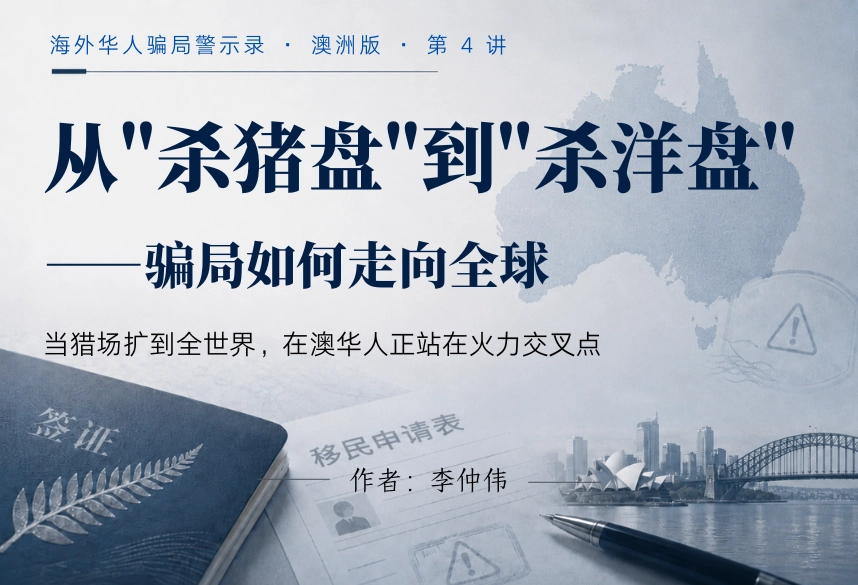 从杀猪盘到杀洋盘：骗局如何走向全球｜海外华人骗局警示录·澳洲版 第4讲