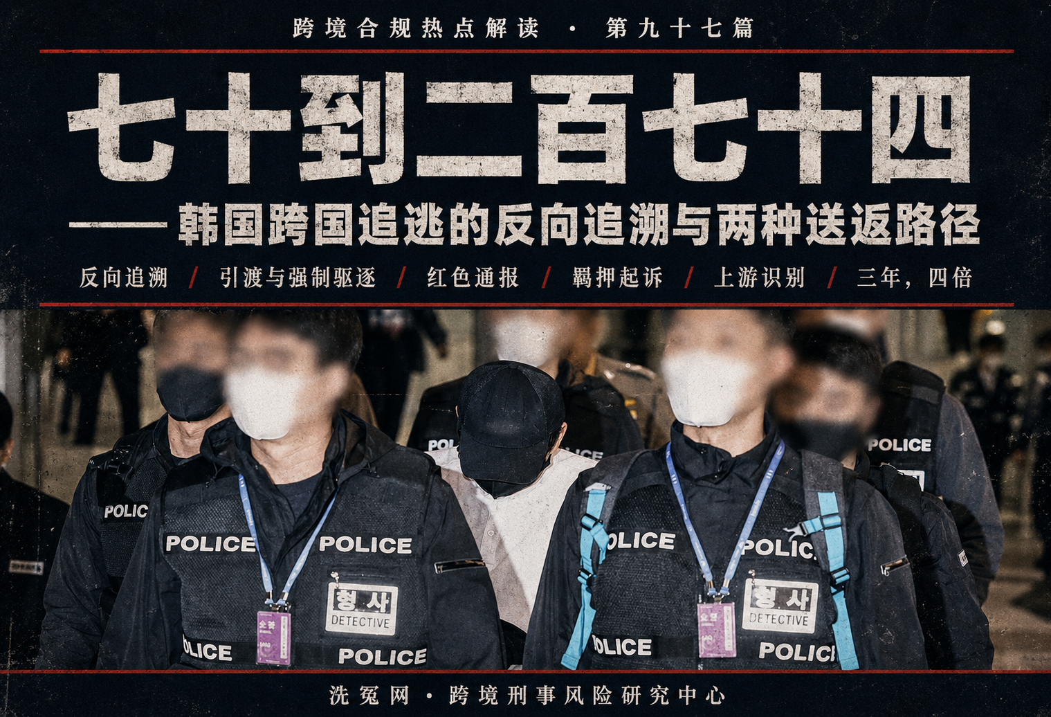 七十到二百七十四——韩国跨国追逃的反向追溯与两种送返路径 |