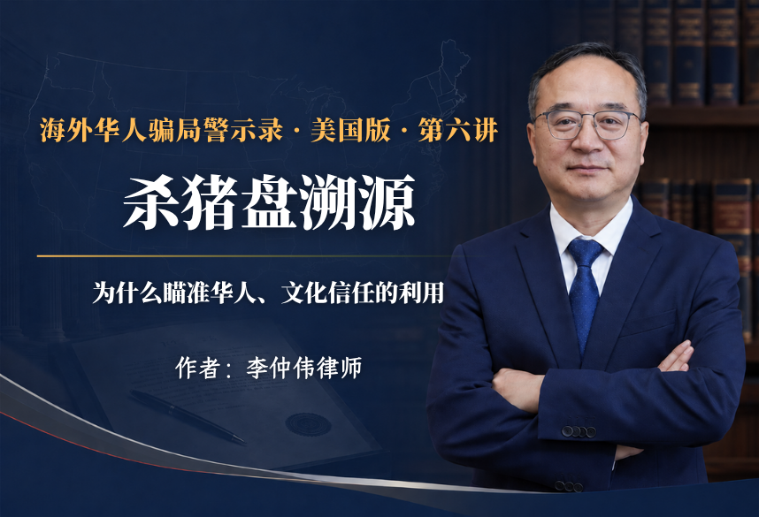 杀猪盘溯源:为什么瞄准华人｜文化信任的利用、国际组织、海外华人骗局警示录·美国版 第6讲