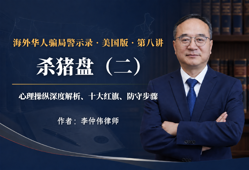 杀猪盘（二）:心理操纵深度、十大红旗、防守步骤｜海外华人骗局警示录·美国版 第8讲