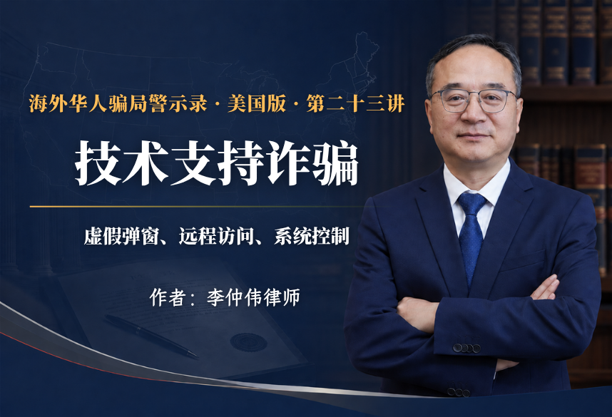 技术支持诈骗:虚假弹窗、远程访问、系统控制｜海外华人骗局警示录·美国版 第23讲